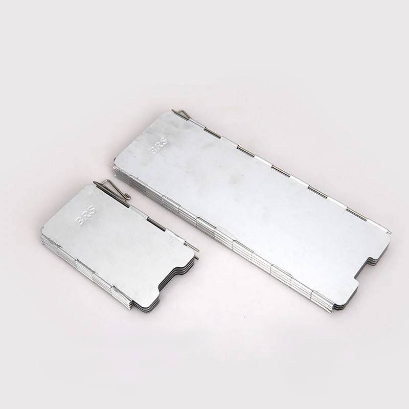 Ветрозащитный экран для газовой горелки, малый, складной, алюминий в интернет-магазине art-steel.ru, фото