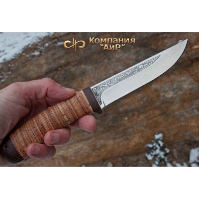 Универсальный нож Лиса, сталь 95х18, рукоять береста в интернет-магазине art-steel.ru Универсальный нож Лиса, сталь 95х18, рукоять береста в интернет-магазине art-steel.ru, фото