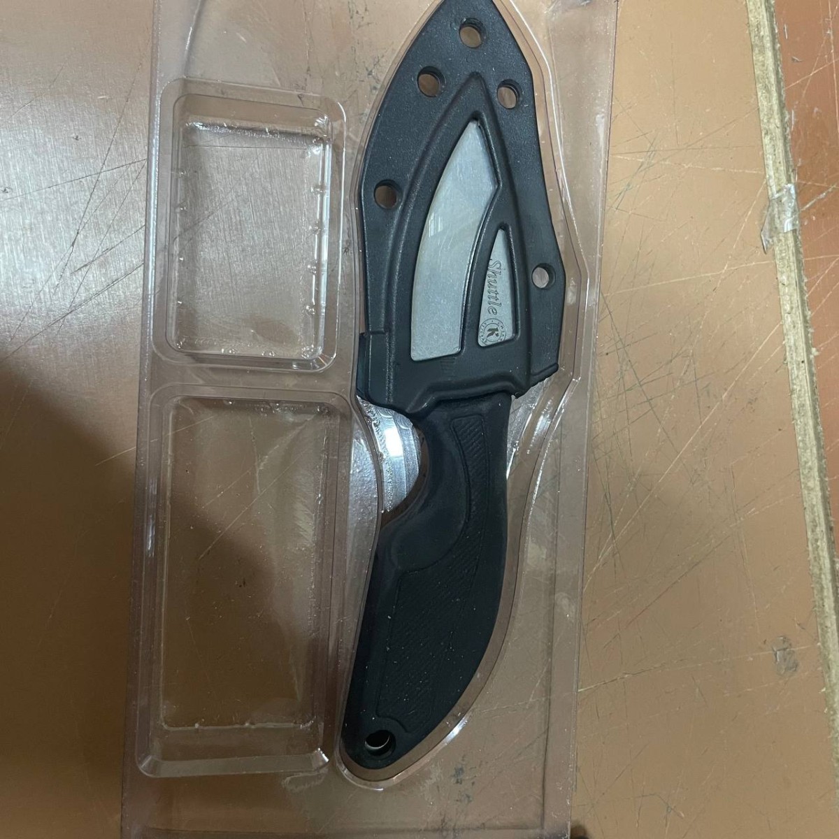 Туристический нож Shuttle, сталь AUS8, рукоять эластрон в интернет-магазине art-steel.ru, фото