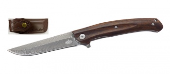 Универсальный складной нож Витязь, сталь Дамаск, рукоять дерево в интернет-магазине art-steel.ru Универсальный складной нож Витязь, сталь Дамаск, рукоять дерево в интернет-магазине art-steel.ru, фото