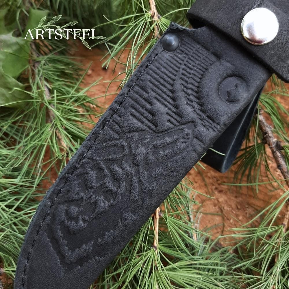 Чехол 22  из натуральной кожи для ножа в интернет-магазине art-steel.ru, фото