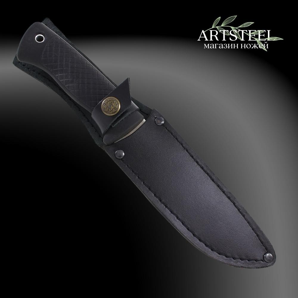 Нож Хариус, сталь AUS8, рукоять эластрон в интернет-магазине art-steel.ru, фото