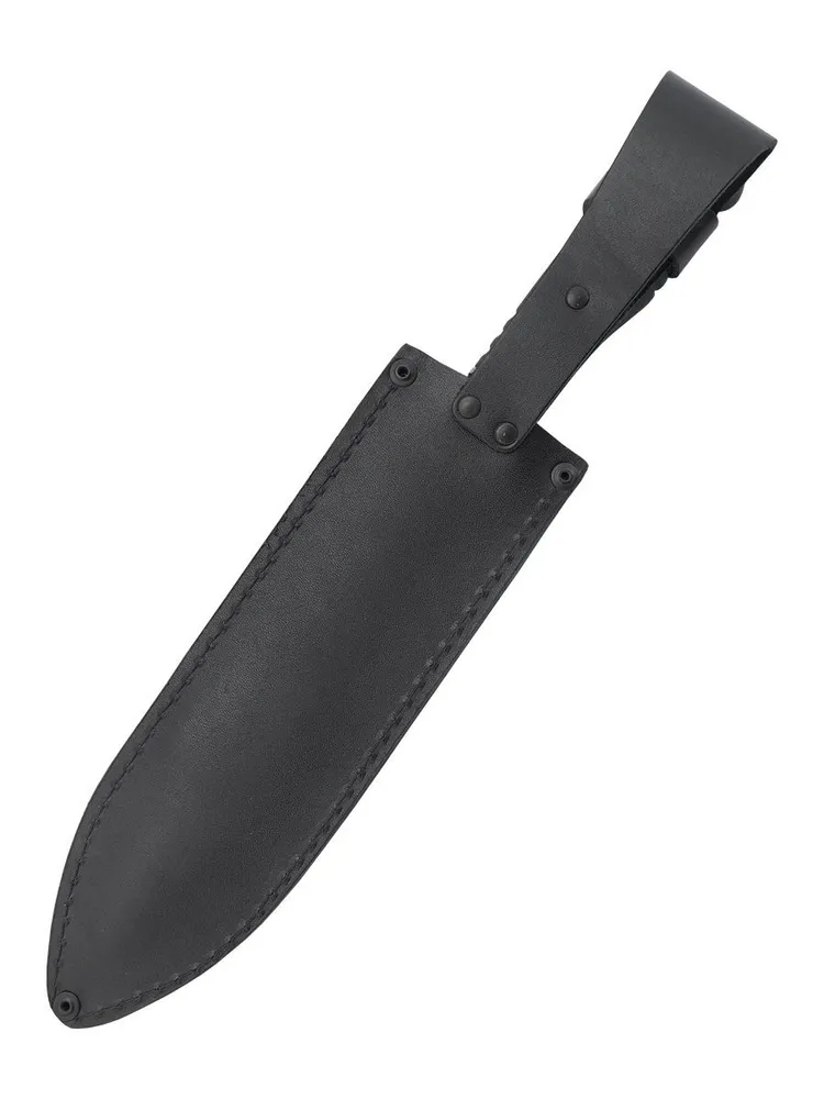 Универсальный мачете Боло с кожаным чехлом, сталь AUS8, рукоять эластрон в интернет-магазине art-steel.ru Универсальный мачете Боло с кожаным чехлом, сталь AUS8, рукоять эластрон в интернет-магазине art-steel.ru, фото