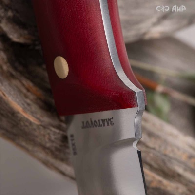 Универсальный нож Лиса ЦМ, сталь 95х18, рукоять микарта в интернет-магазине art-steel.ru Универсальный нож Лиса ЦМ, сталь 95х18, рукоять микарта в интернет-магазине art-steel.ru, фото