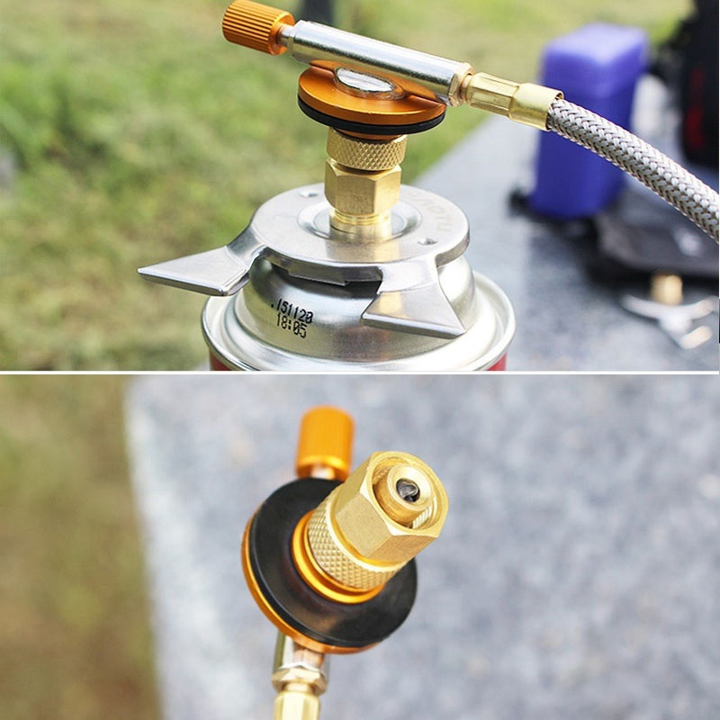 Переходник адаптер для горелки с  с резьбовым креплением и цангового штокового баллона в интернет-магазине art-steel.ru, фото