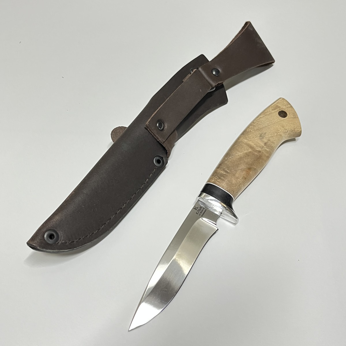 Нож Клык из стали 95Х18, рукоять Орех в интернет-магазине art-steel.ru, фото