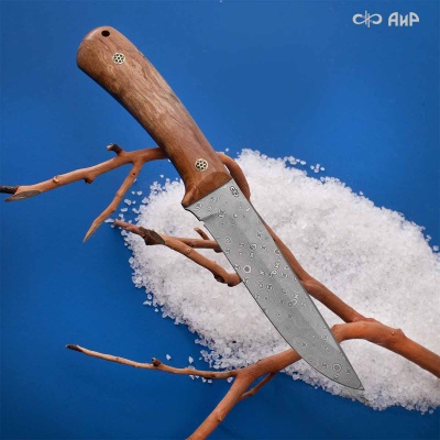 Универсальный нож Лиса ЦМ, сталь ZDI 1016, рукоять стабилизированная карельская береза в интернет-магазине art-steel.ru Универсальный нож Лиса ЦМ, сталь ZDI 1016, рукоять стабилизированная карельская береза в интернет-магазине art-steel.ru, фото