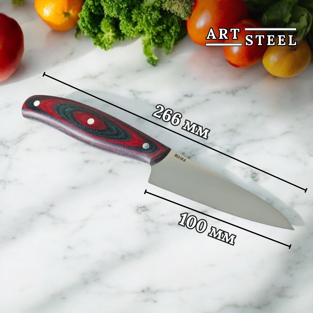 Набор кухонных ножей 3 шт. "Шеф-1" в интернет-магазине art-steel.ru, фото