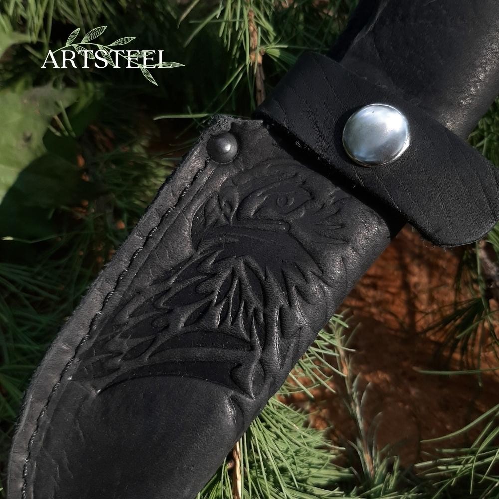 Чехол 20 из натуральной кожи для ножа в интернет-магазине art-steel.ru, фото