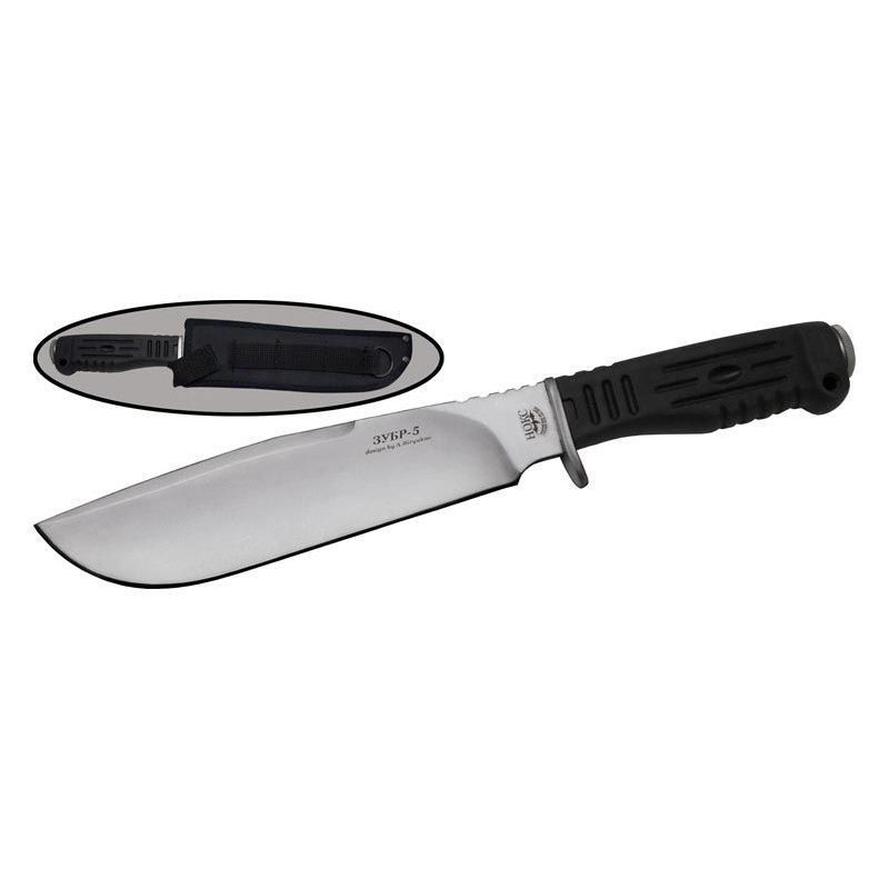 Охотничий нож Зубр-5, сталь AUS8, рукоять резинопластик в интернет-магазине art-steel.ru, фото