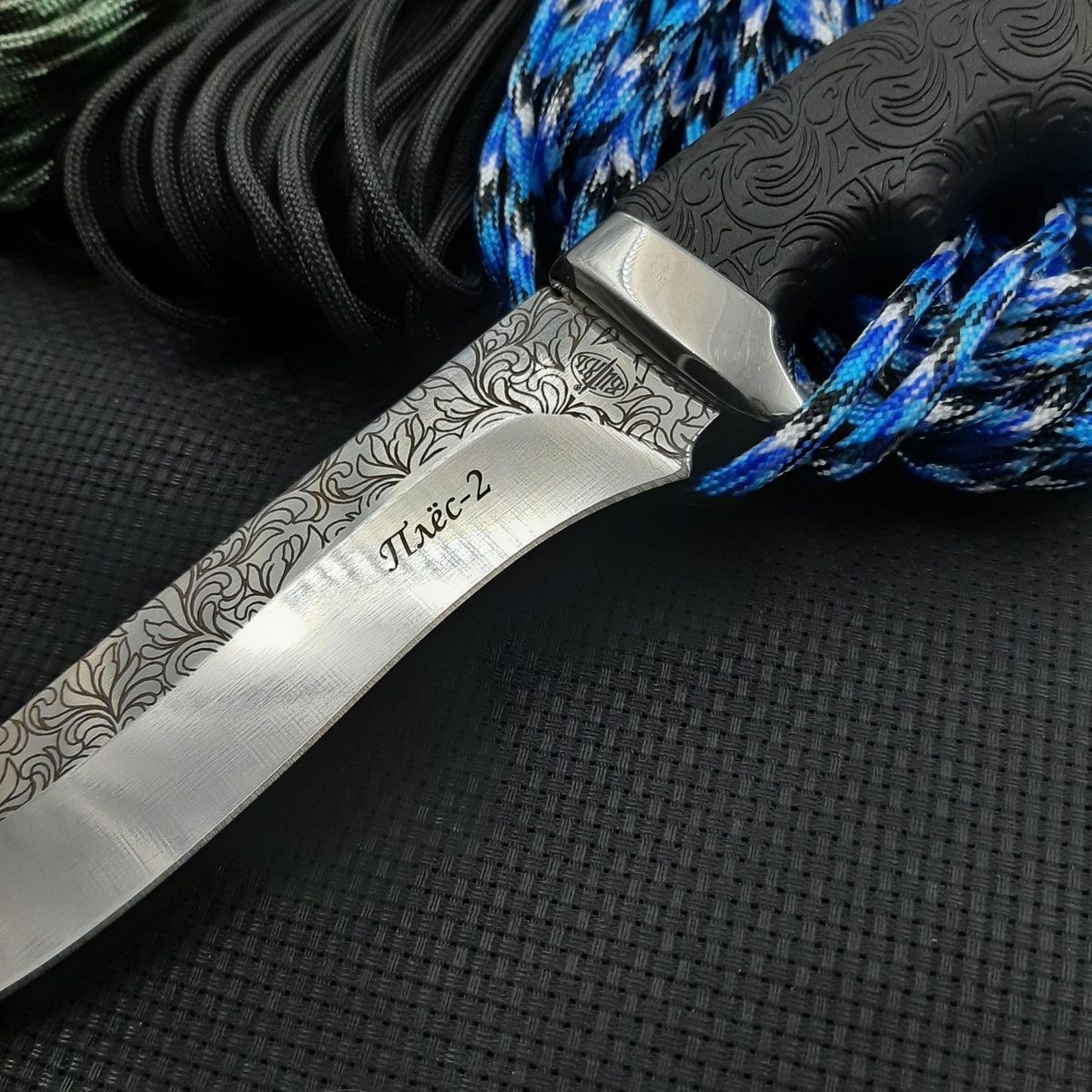 Туристический нож Плёс-2, сталь 95Х18, рукоять резина, сталь в интернет-магазине art-steel.ru, фото