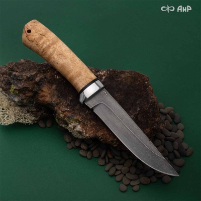 Универсальный нож Лиса, сталь ZD 0803, рукоять карельская береза в интернет-магазине art-steel.ru Универсальный нож Лиса, сталь ZD 0803, рукоять карельская береза в интернет-магазине art-steel.ru, фото