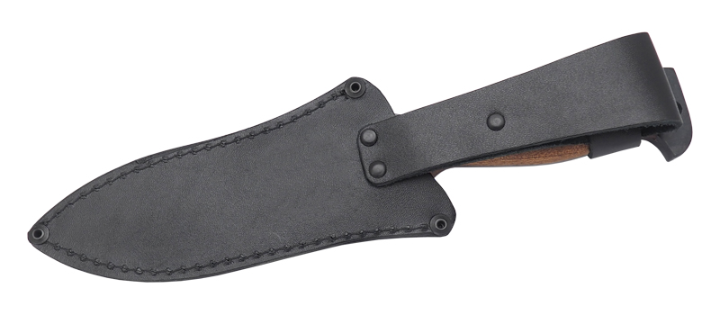 Универсальный нож Спецназ-М с кожаным чехлом, сталь У8, рукоять сапелли в интернет-магазине art-steel.ru Универсальный нож Спецназ-М с кожаным чехлом, сталь У8, рукоять сапелли в интернет-магазине art-steel.ru, фото