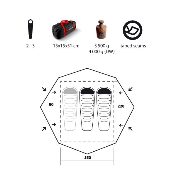 Палатка Trimm Trekking FRONTIER, песочный 2+1 в интернет-магазине art-steel.ru Палатка Trimm Trekking FRONTIER, песочный 2+1 в интернет-магазине art-steel.ru, фото