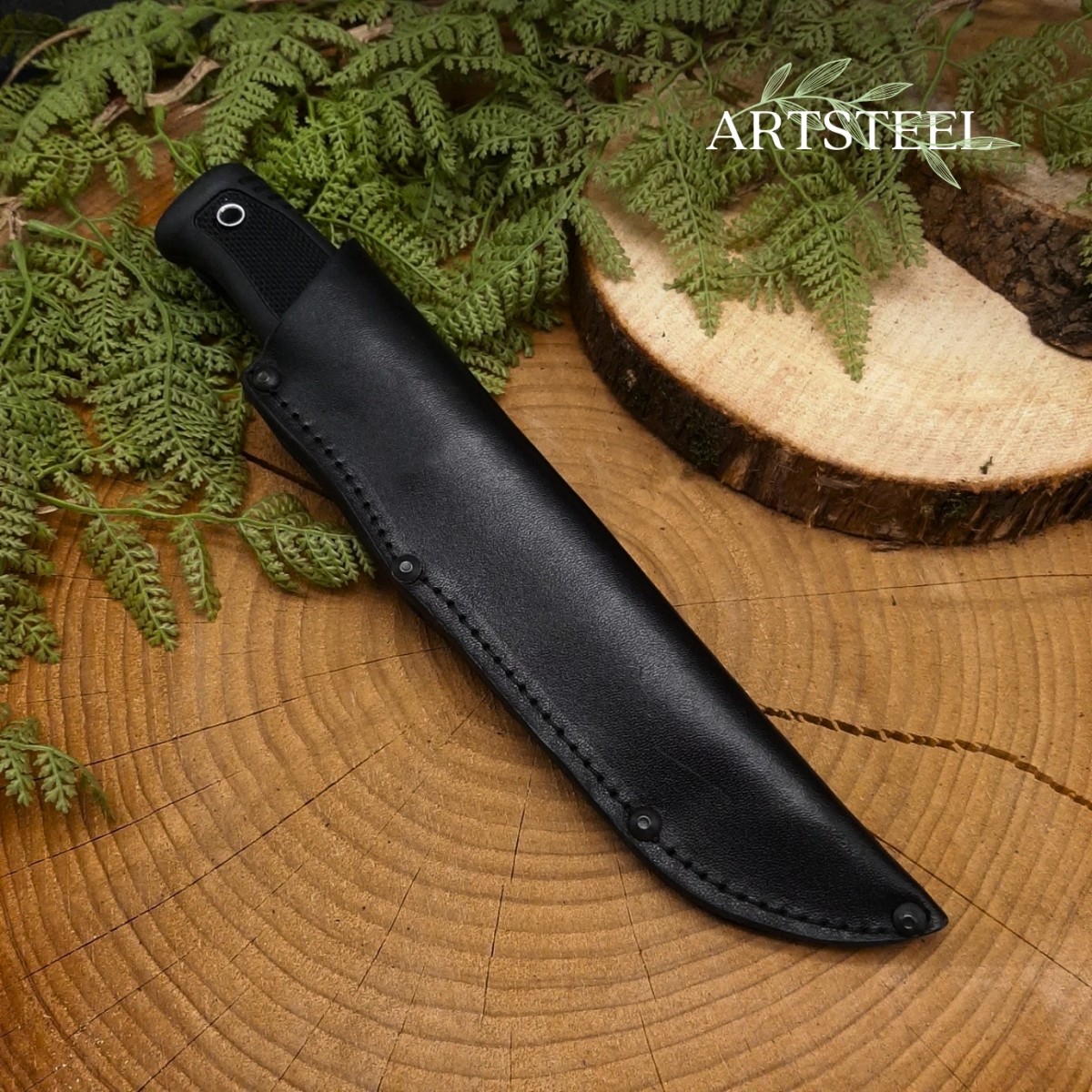 Нож Гарпун-2 из стали 95Х18, рукоять резина в интернет-магазине art-steel.ru, фото