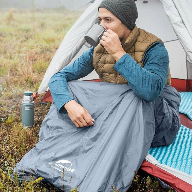 Мешок спальный  Naturehike NH21MSD09 мини LW180, размер M, коричневый в интернет-магазине art-steel.ru, фото