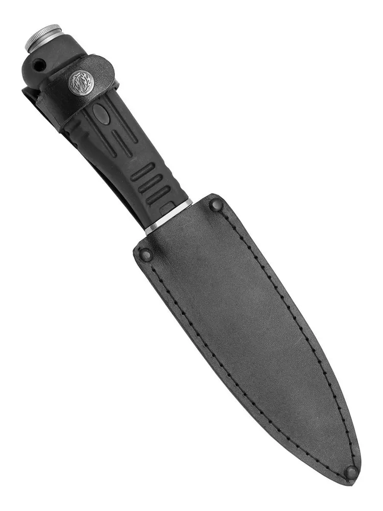 Универсальный нож Спецназ-2 с кожаным чехлом, сталь AUS8, рукоять резина в интернет-магазине art-steel.ru Универсальный нож Спецназ-2 с кожаным чехлом, сталь AUS8, рукоять резина в интернет-магазине art-steel.ru, фото