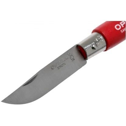 Нож-брелок Opinel №4, нержавеющая сталь, красный в интернет-магазине art-steel.ru, фото