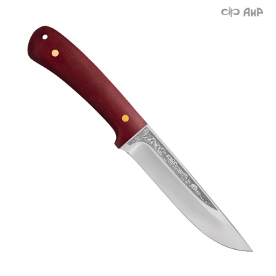 Универсальный нож Лиса ЦМ, сталь 95х18, рукоять микарта в интернет-магазине art-steel.ru Универсальный нож Лиса ЦМ, сталь 95х18, рукоять микарта в интернет-магазине art-steel.ru, фото