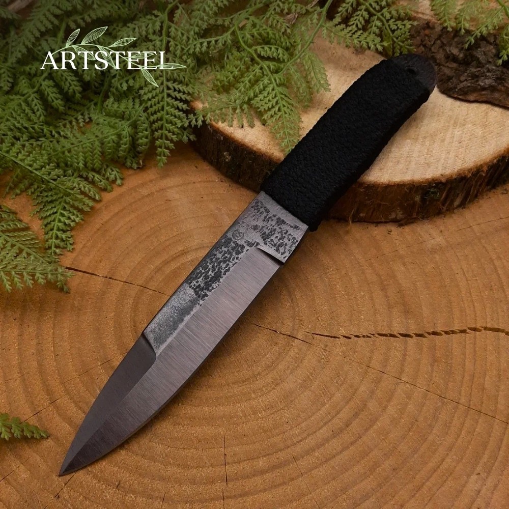 Нож Тайга из стали 30ХГСА, рукоять сталь, нейлон в интернет-магазине art-steel.ru, фото