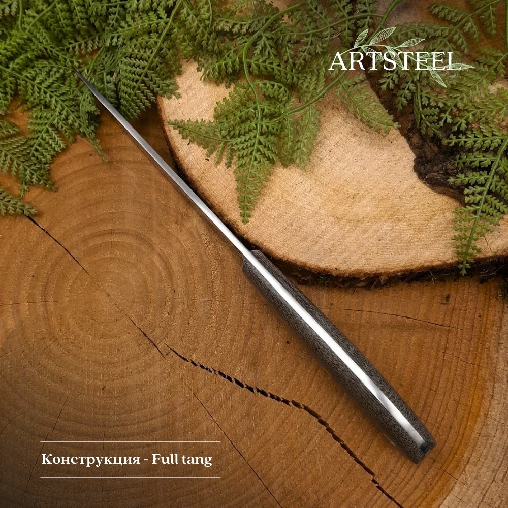 Нож Сибиряк из стали 95Х18, рукоять микарта в интернет-магазине art-steel.ru, фото