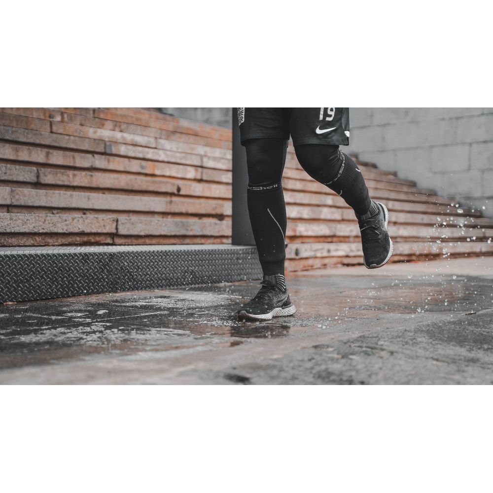 Водонепроницаемые носки DexShell Mudder S (36-38), черные с серыми полосками в интернет-магазине art-steel.ru, фото