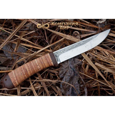 Универсальный нож Лиса, сталь 95х18, рукоять береста в интернет-магазине art-steel.ru Универсальный нож Лиса, сталь 95х18, рукоять береста в интернет-магазине art-steel.ru, фото
