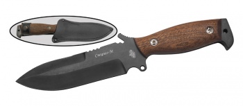 Универсальный нож Спецназ-М с кожаным чехлом, сталь У8, рукоять сапелли в интернет-магазине art-steel.ru Универсальный нож Спецназ-М с кожаным чехлом, сталь У8, рукоять сапелли в интернет-магазине art-steel.ru, фото