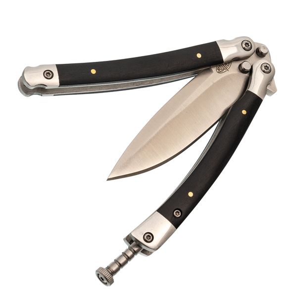 Универсальный складной нож-бабочка Витязь, сталь 9Cr18MoV, рукоять дерево в интернет-магазине art-steel.ru Универсальный складной нож-бабочка Витязь, сталь 9Cr18MoV, рукоять дерево в интернет-магазине art-steel.ru, фото