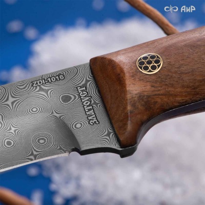 Универсальный нож Лиса ЦМ, сталь ZDI 1016, рукоять стабилизированная карельская береза в интернет-магазине art-steel.ru Универсальный нож Лиса ЦМ, сталь ZDI 1016, рукоять стабилизированная карельская береза в интернет-магазине art-steel.ru, фото