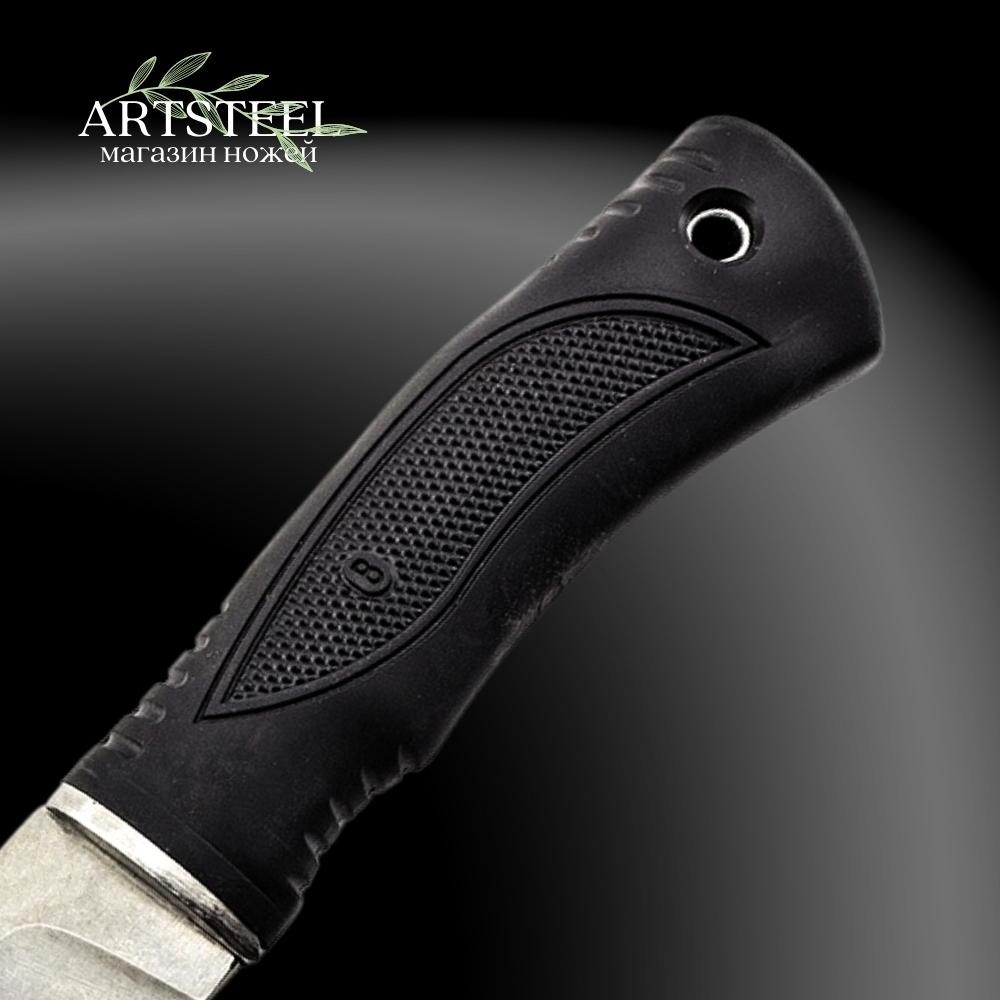 Нож Ворон 2, сталь AUS8, рукоять эластрон в интернет-магазине art-steel.ru, фото