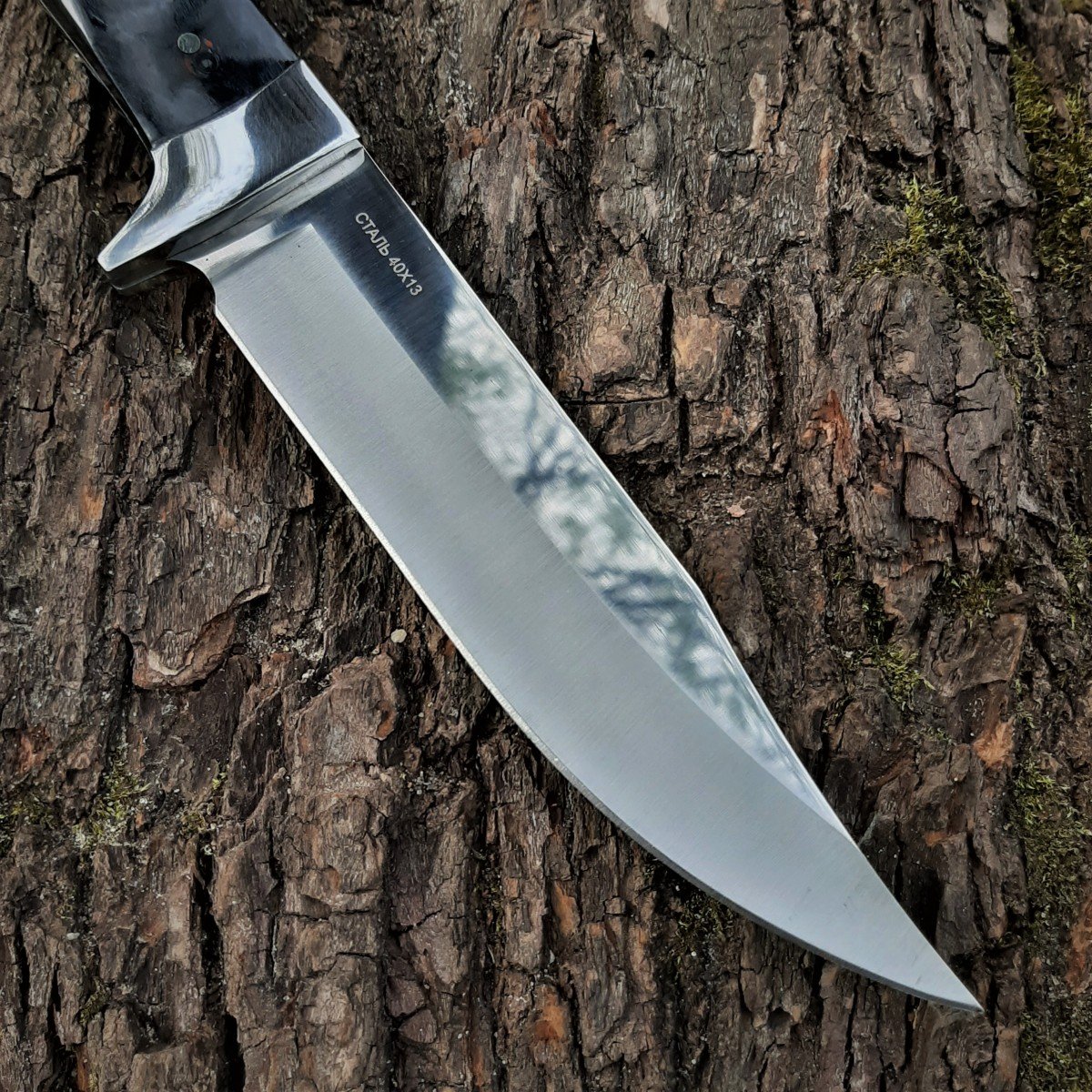 Туристический нож Тополь, сталь 40Х13, рукоять бакелит, металл в интернет-магазине art-steel.ru, фото