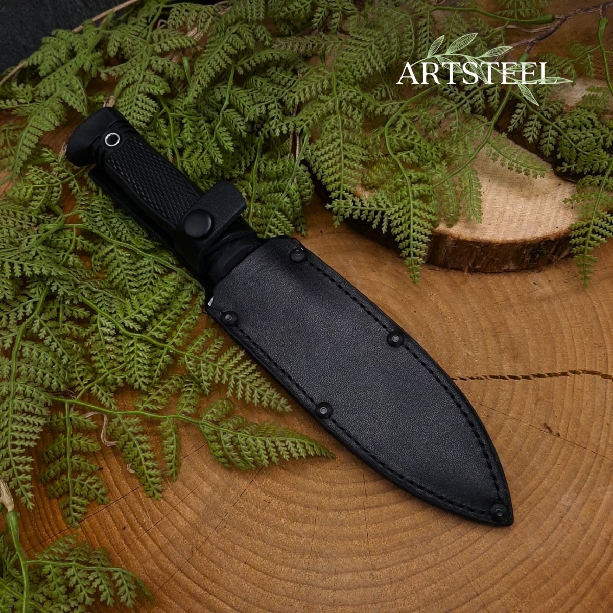 Нож Старшина из стали D2, рукоять резина в интернет-магазине art-steel.ru Нож Старшина из стали D2, рукоять резина в интернет-магазине art-steel.ru, фото