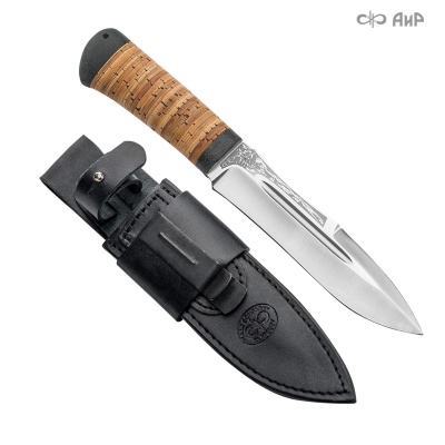 Универсальный нож Скорпион, сталь 95х18, рукоять береста в интернет-магазине art-steel.ru, фото