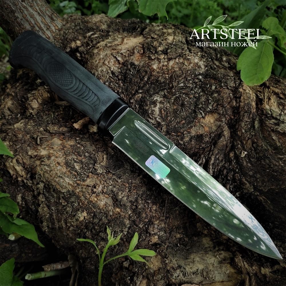 Охотничий нож Иртыш-2, сталь AUS8, рукоять эластрон в интернет-магазине art-steel.ru, фото