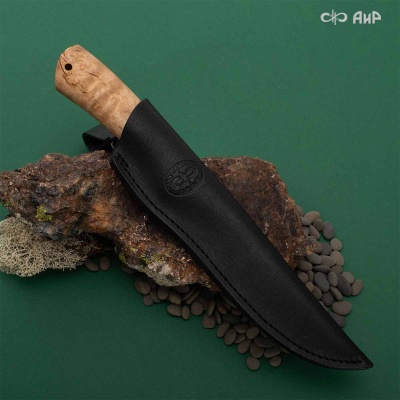 Универсальный нож Лиса, сталь ZD 0803, рукоять карельская береза в интернет-магазине art-steel.ru Универсальный нож Лиса, сталь ZD 0803, рукоять карельская береза в интернет-магазине art-steel.ru, фото