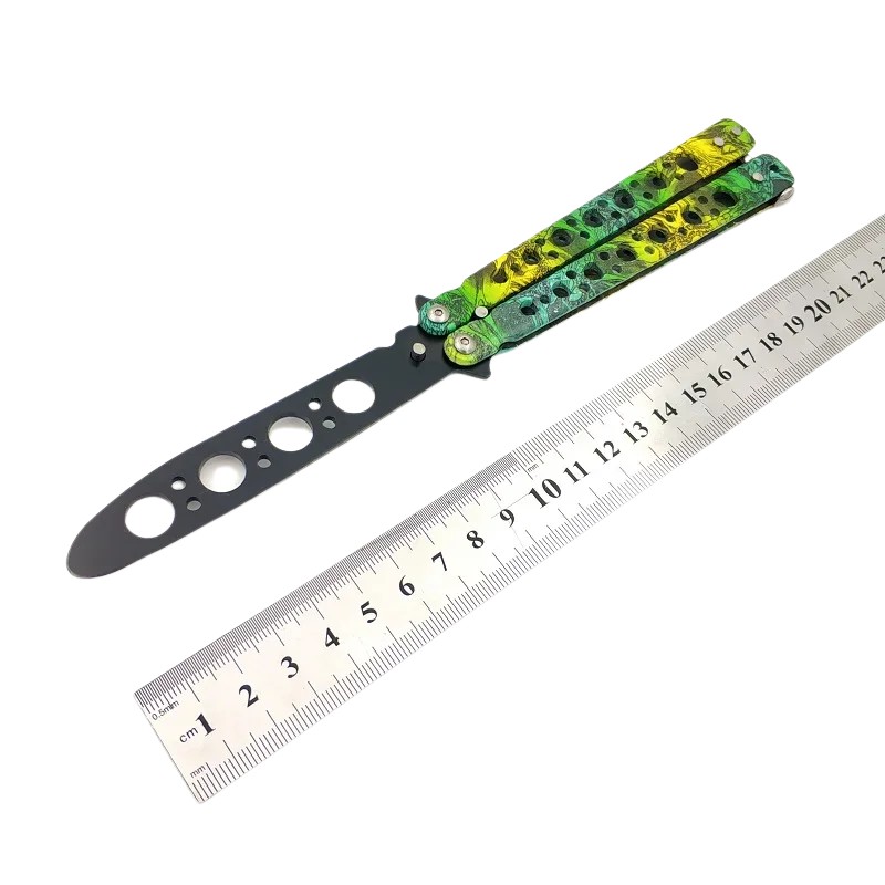 Нож бабочка тренировочный (тропик), сталь 420, рукоять металл в интернет-магазине art-steel.ru, фото
