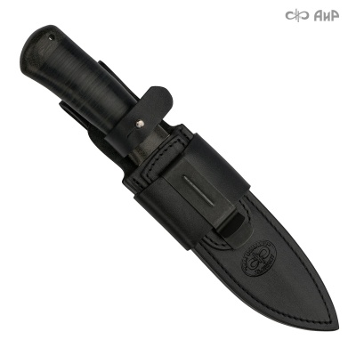 Универсальный нож Скорпион, сталь 95х18, рукоять кожа в интернет-магазине art-steel.ru, фото