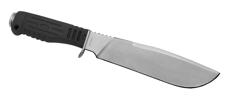 Универсальный мачете Витязь с кожаным чехлом, сталь AUS8, рукоять резина в интернет-магазине art-steel.ru Универсальный мачете Витязь с кожаным чехлом, сталь AUS8, рукоять резина в интернет-магазине art-steel.ru, фото