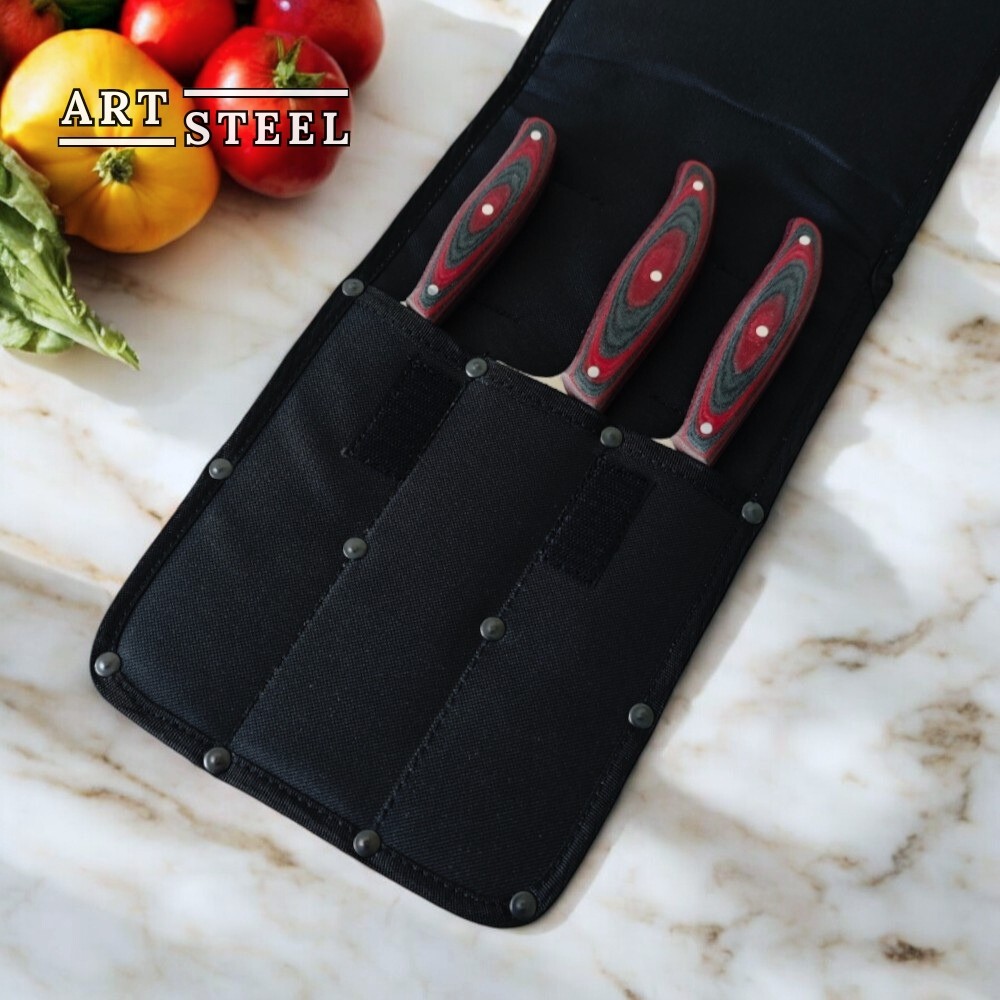 Набор кухонных ножей 3 шт. "Шеф-1" в интернет-магазине art-steel.ru, фото