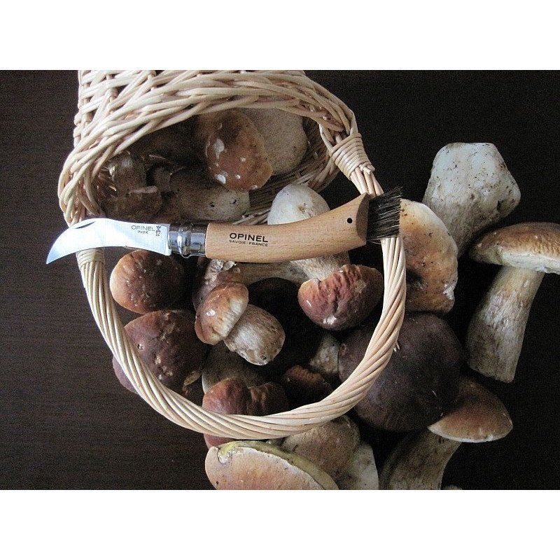 Нож грибника Opinel №8, нержавеющая сталь, рукоять бук, коробка в интернет-магазине art-steel.ru, фото