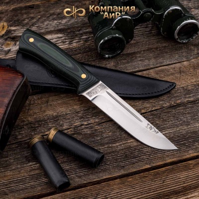 Универсальный нож Бекас ЦМ, сталь 95Х18, рукоять микарта в интернет-магазине art-steel.ru, фото