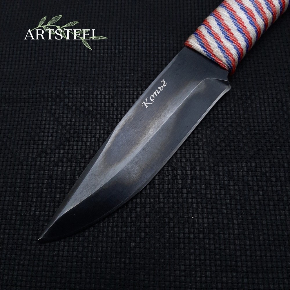 Метательный нож Копье, сталь У8, рукоять паракорд в интернет-магазине art-steel.ru, фото