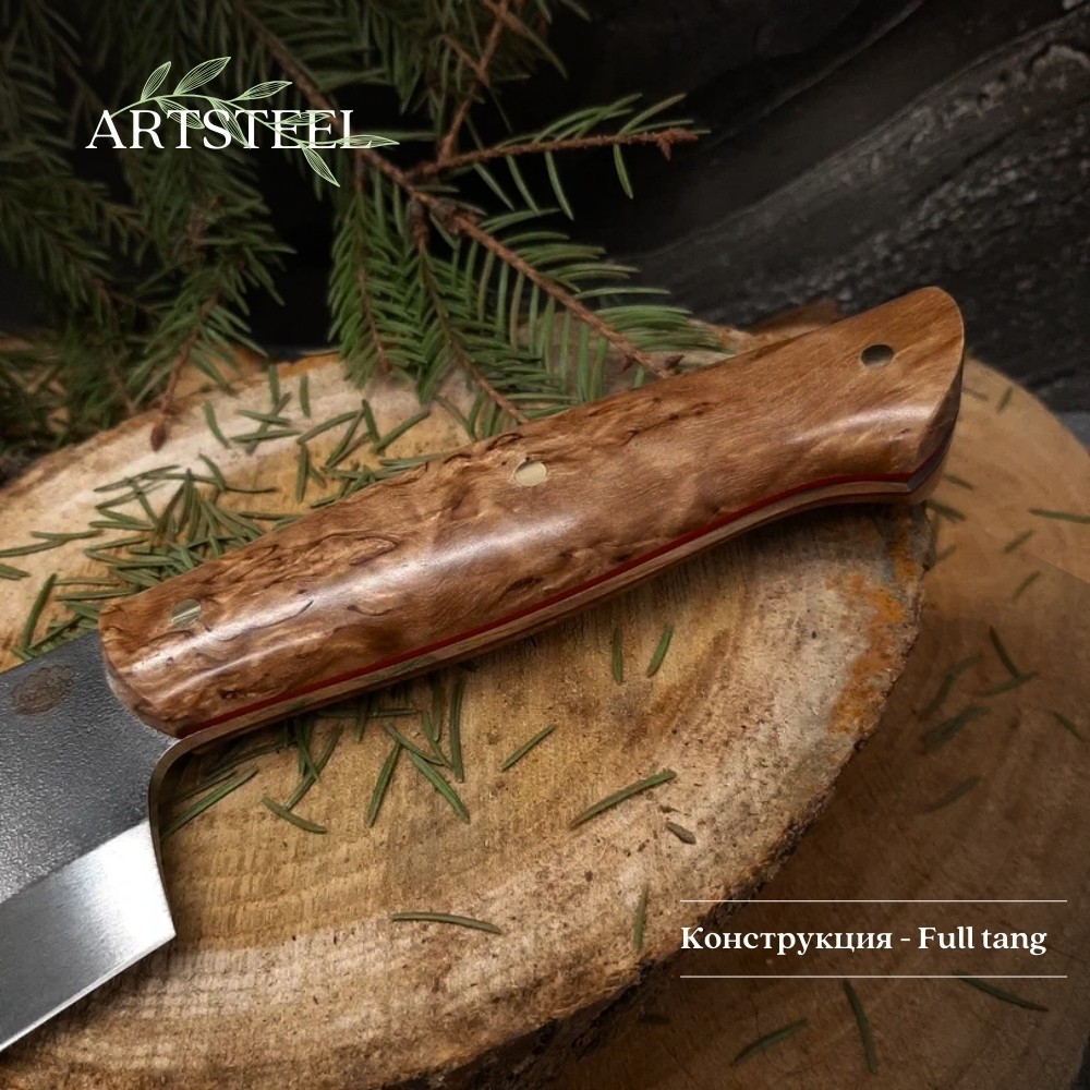 Нож Биг Фуд из стали К340, рукоять дерево в интернет-магазине art-steel.ru, фото