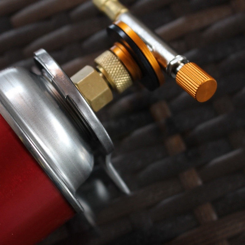 Переходник адаптер для горелки с  с резьбовым креплением и цангового штокового баллона в интернет-магазине art-steel.ru, фото