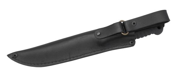 Универсальный нож Спецназ-3 с кожаным чехлом, сталь У8, рукоять эластрон в интернет-магазине art-steel.ru Универсальный нож Спецназ-3 с кожаным чехлом, сталь У8, рукоять эластрон в интернет-магазине art-steel.ru, фото