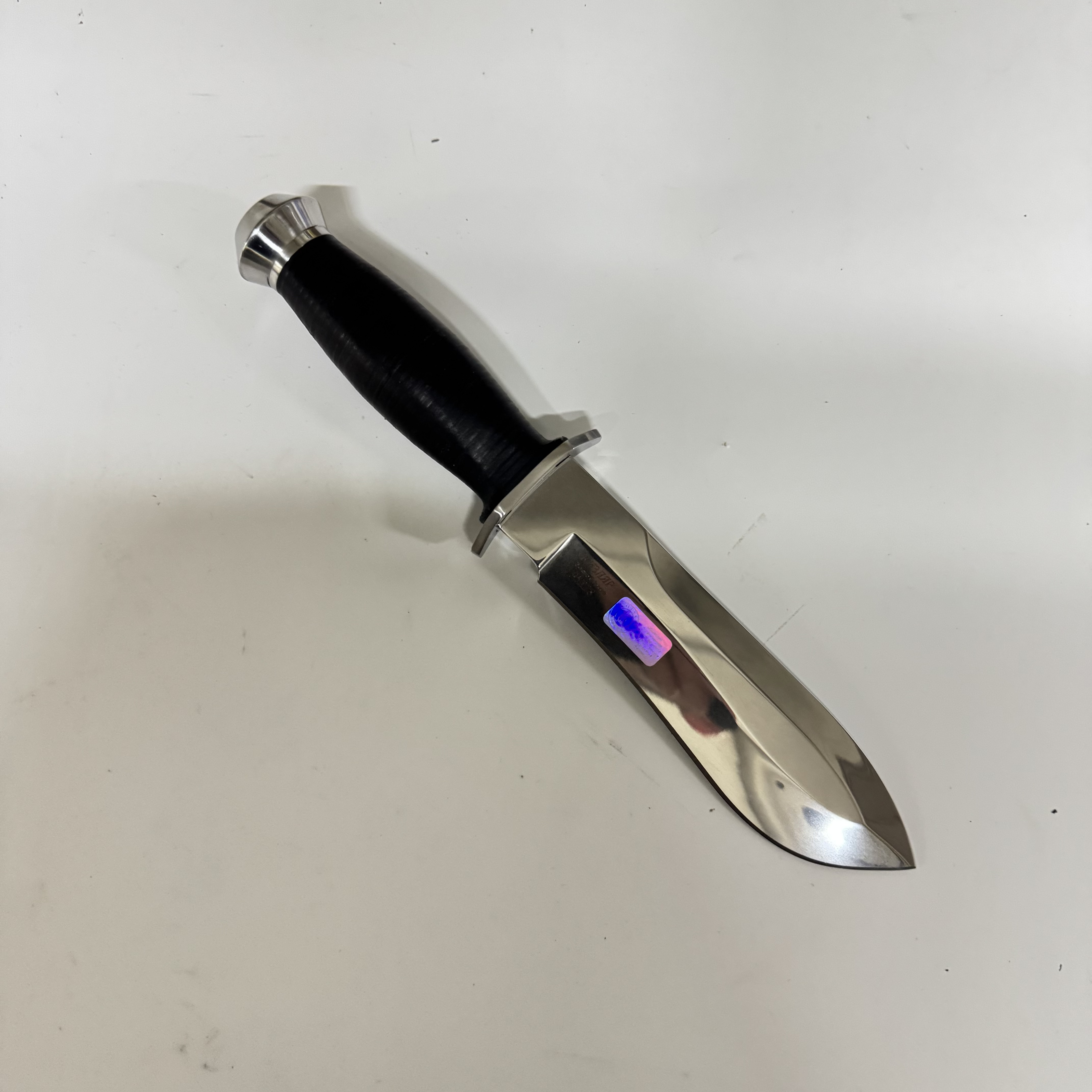 Нож Легионер из стали 95х18, рукоять наборная кожа (уценка) в интернет-магазине art-steel.ru, фото