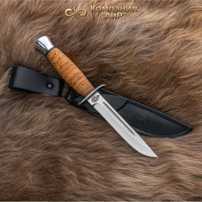 Универсальный нож Финка-2, сталь 95х18, рукоять береcта в интернет-магазине art-steel.ru, фото