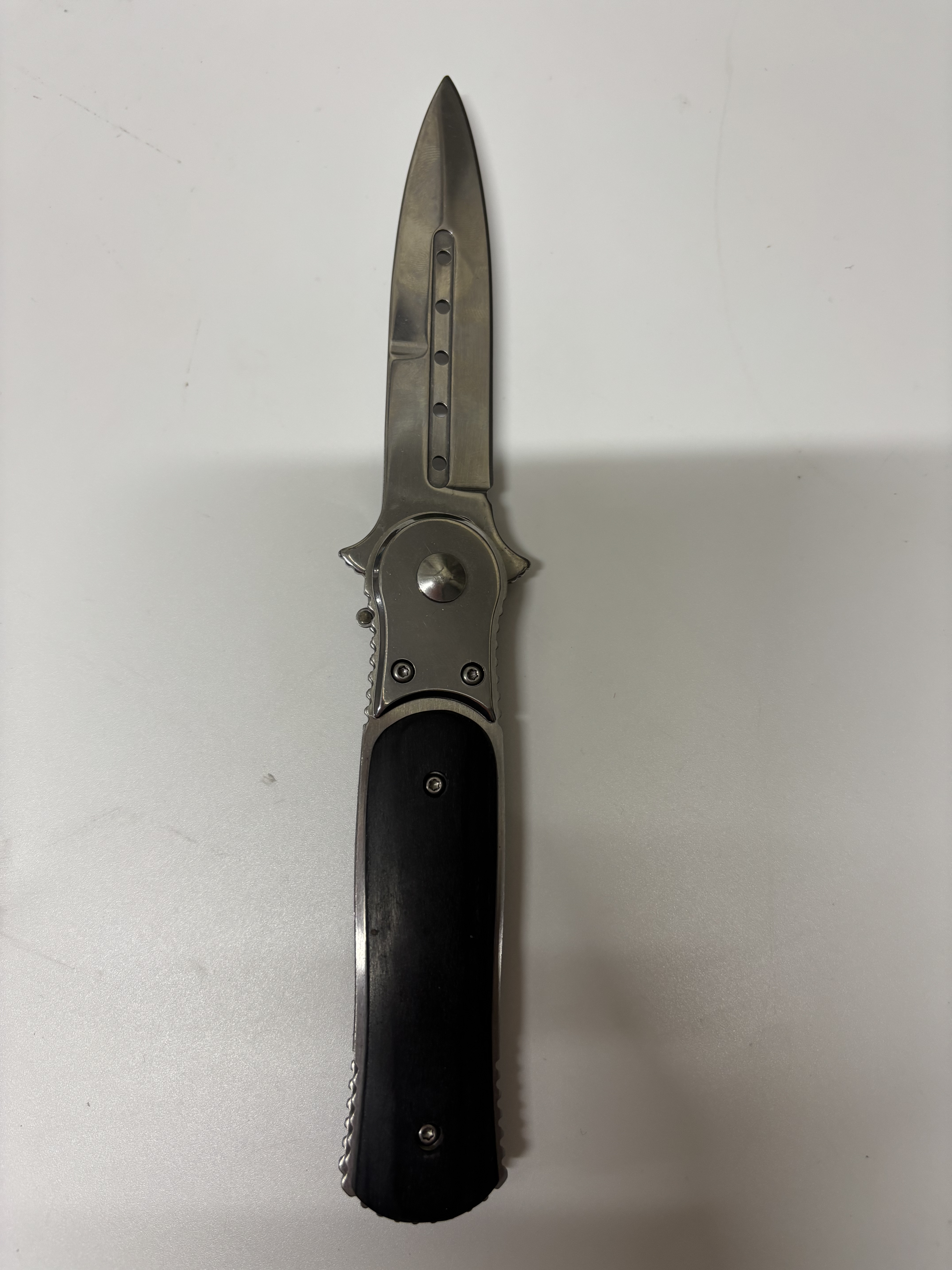 Автоматический складной нож Stylus, сталь 40х13, рукоять дерево (уценка) в интернет-магазине art-steel.ru, фото