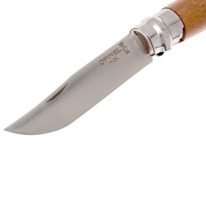 Нож Opinel №6, нержавеющая сталь, ореховая рукоять в картонной коробке в интернет-магазине art-steel.ru, фото